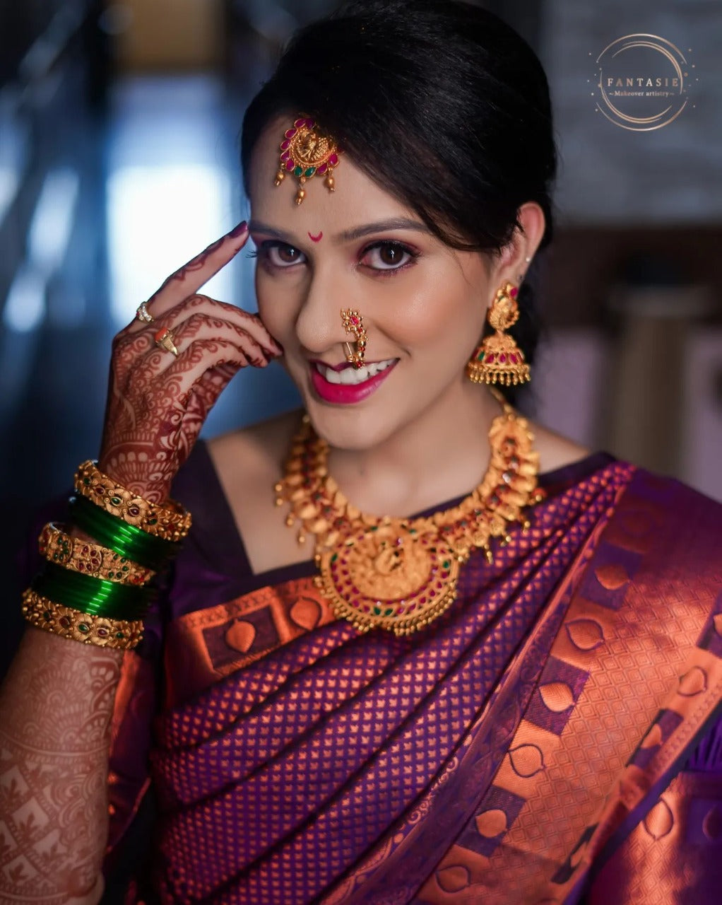 Purple Soft Silk Saree With Prodigal Blouse Piece