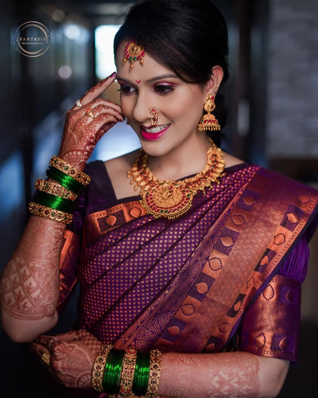 Purple Soft Silk Saree With Prodigal Blouse Piece