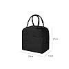 Black Travel Lunch/Tiffin/Storage Bag for Office, College & School (Cotton)6 liters