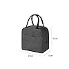 Gray Travel Lunch/Tiffin/Storage Bag for Office, College & School (Cotton)6 liters