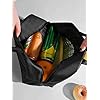 Black Travel Lunch/Tiffin/Storage Bag for Office, College & School (Cotton)6 liters