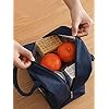 Blue Travel Lunch/Tiffin/Storage Bag for Office, College & School (Cotton)6 liters