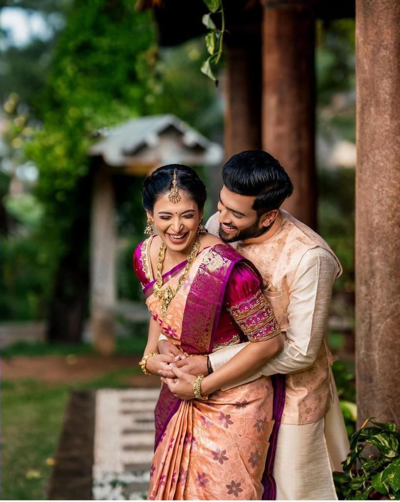 Peach Soft Banarasi Silk Saree With Lovely Blouse Piece