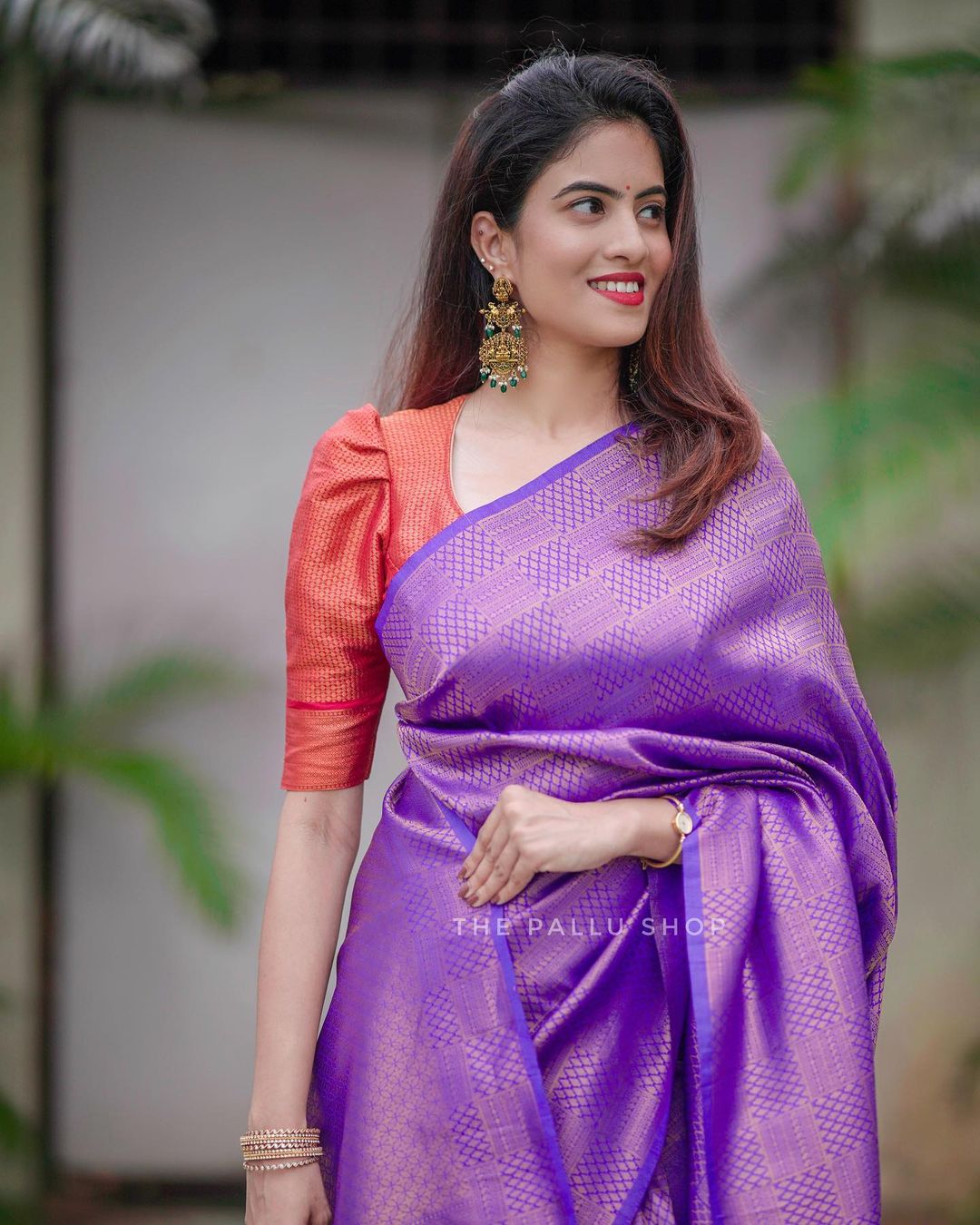 Royal Blue Soft Silk Saree with Panoply Blouse Piece