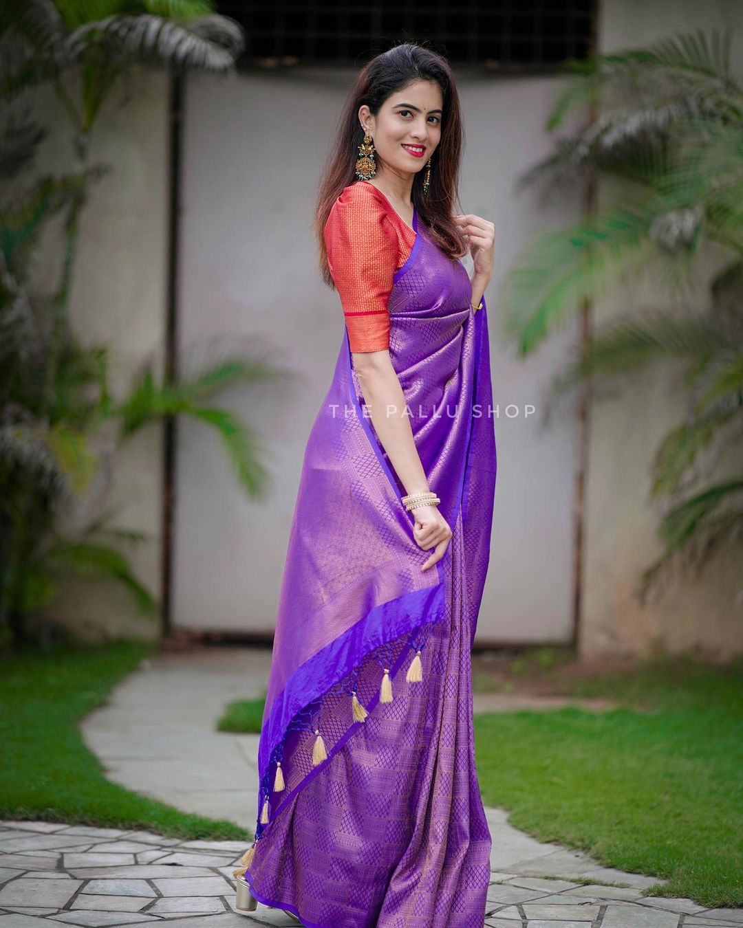 Royal Blue Soft Silk Saree with Panoply Blouse Piece