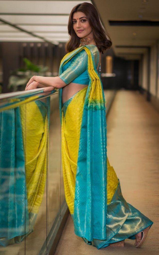 Pretty Yellow Soft Silk Saree With Blouse Piece