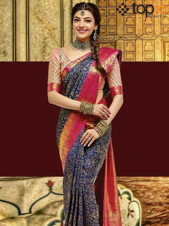 Navy Blue Soft Silk Saree With Excellent Blouse Piece